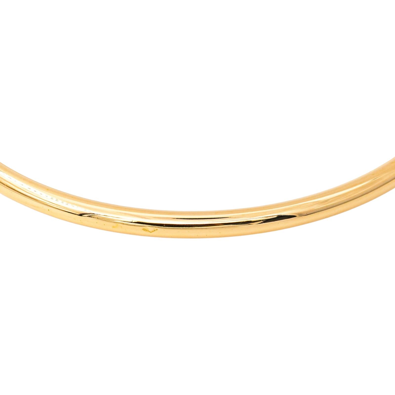 Yellow Gold Bangle Bracelet