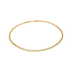 Rolo chain Necklace in Yellow gold