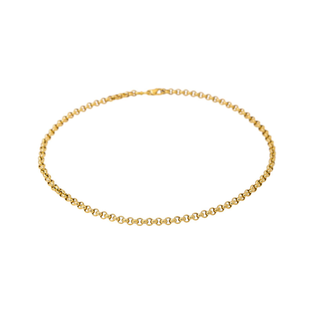 Rolo chain Necklace in Yellow gold