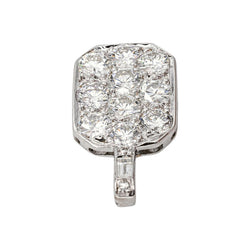 Pendentif  Or blanc  Diamant