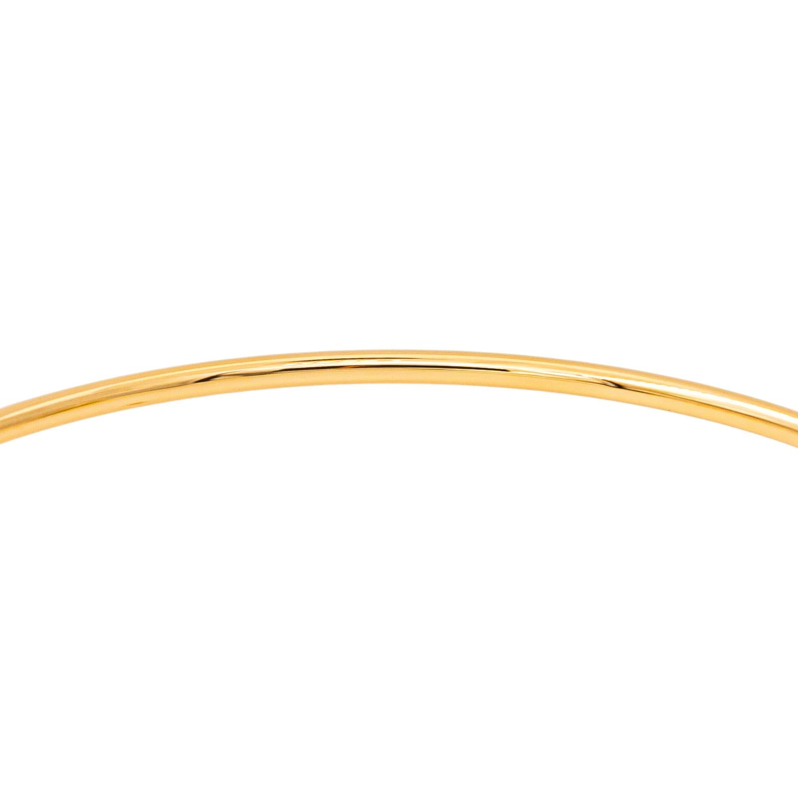 Yellow Gold Bangle Bracelet