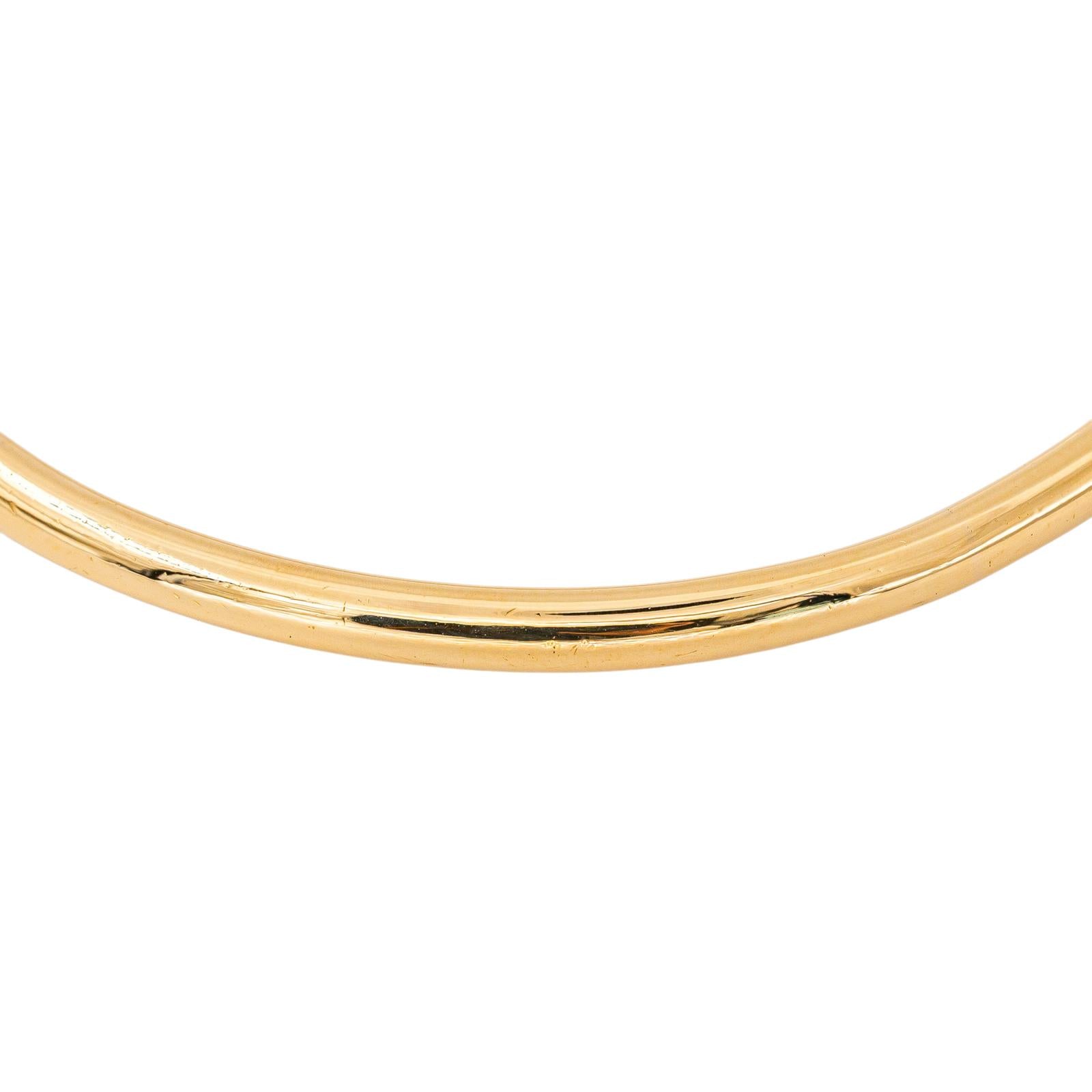 Yellow Gold Bangle Bracelet