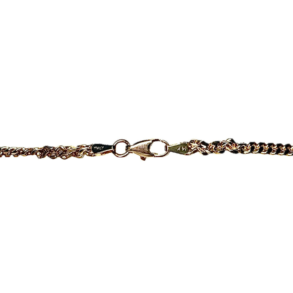 Yellow gold necklace with emeralds and diamonds