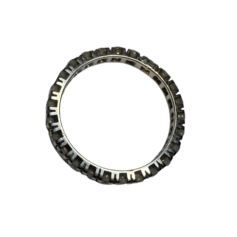 Platinum and Diamond Wedding Band