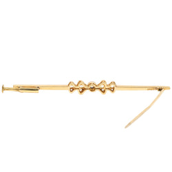 Brooch made of white gold, yellow gold, and diamonds