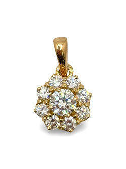 Yellow Gold and Diamond Pendant