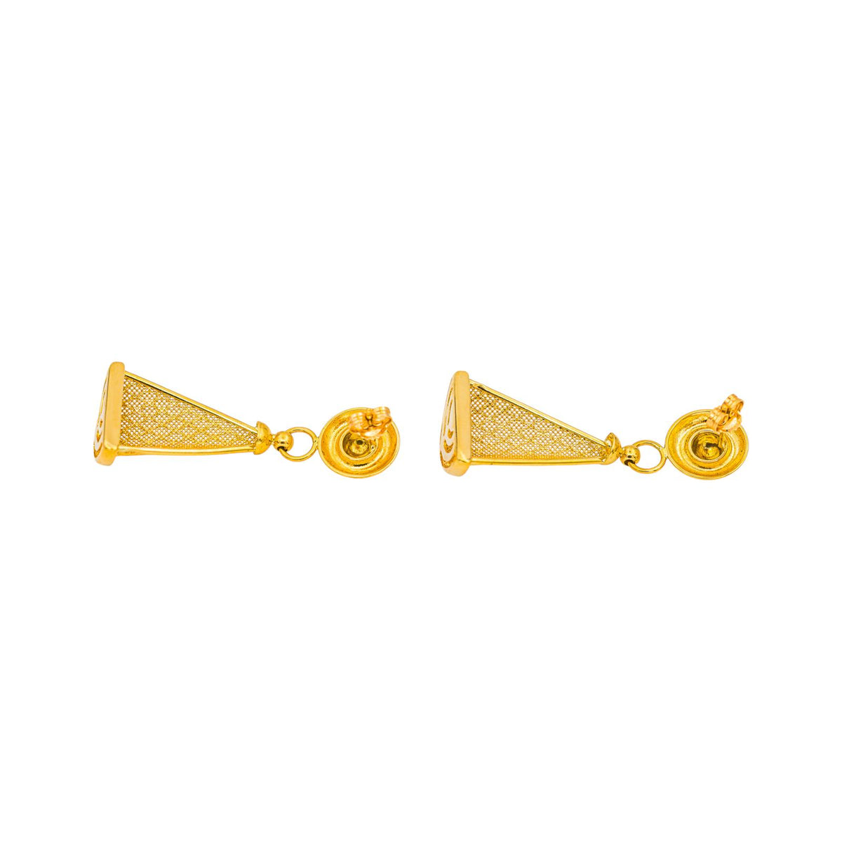 Yellow Gold Drop Earrings