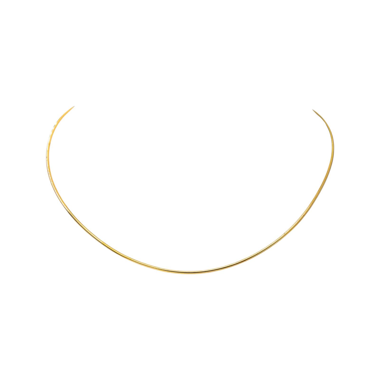 Collier Maille omega Or jaune