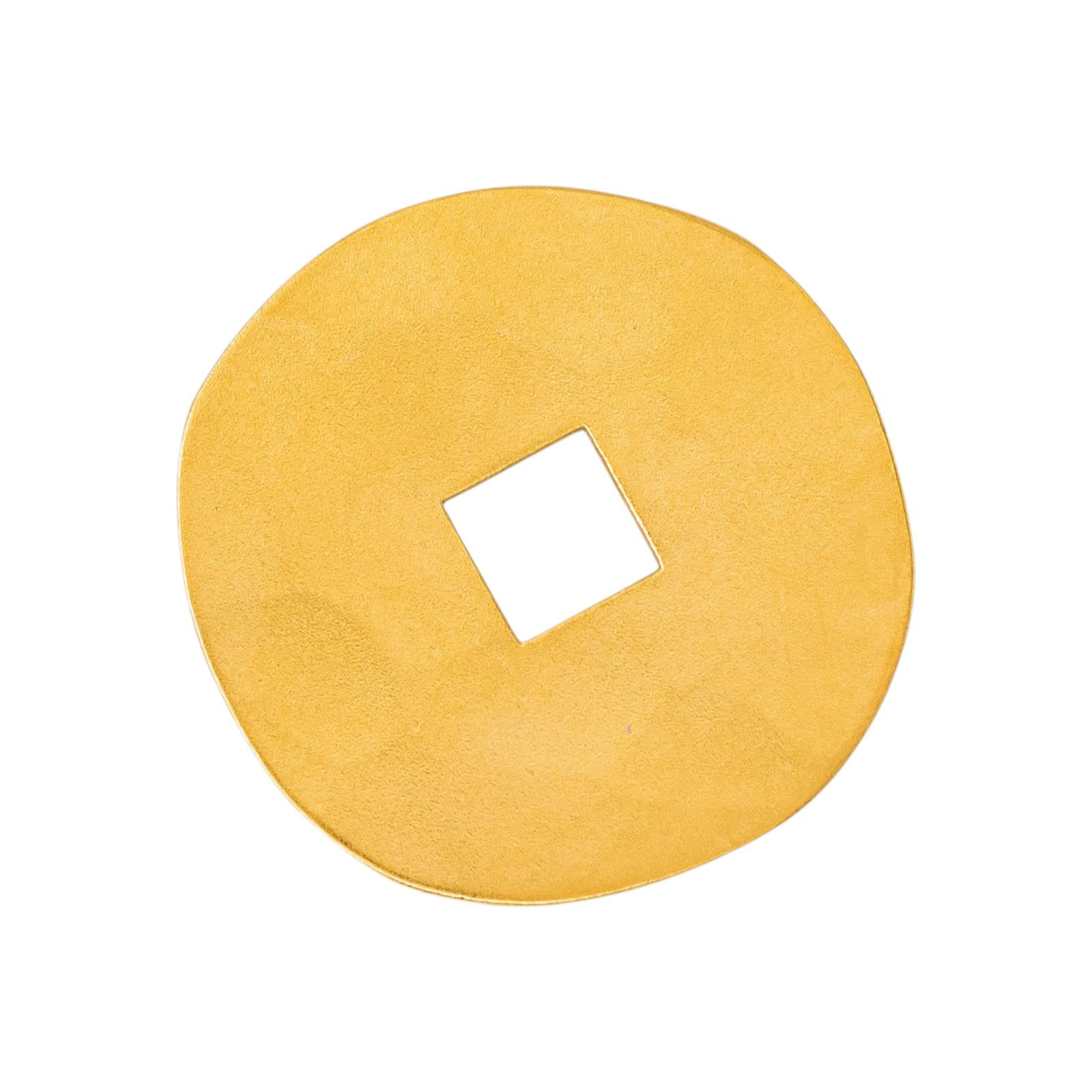 Dinh Van Necklace: Chinese-Style Yellow Gold Piece
