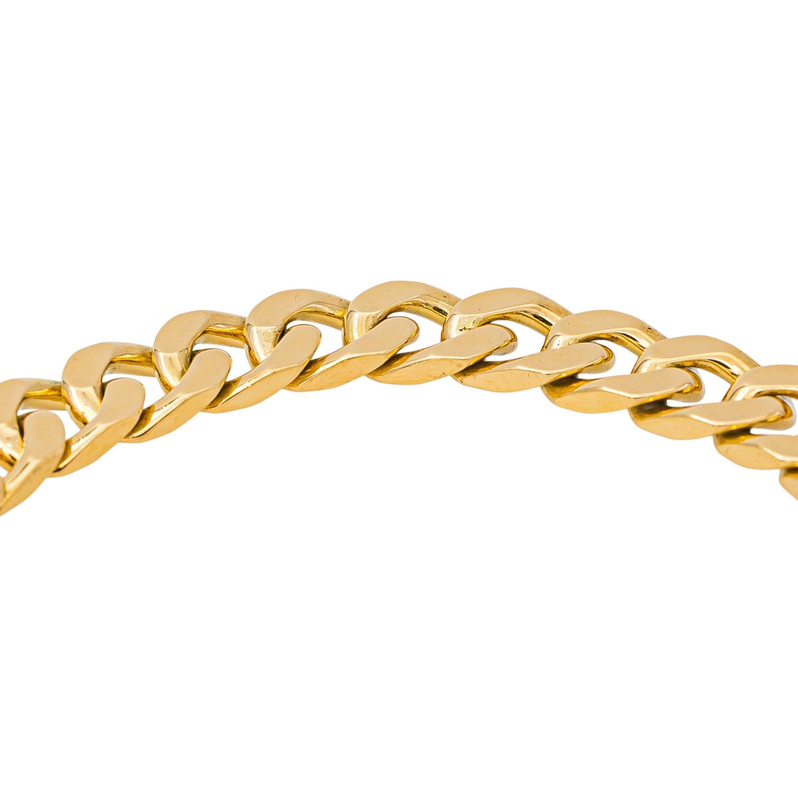 Bracelet Maille gourmette Or jaune