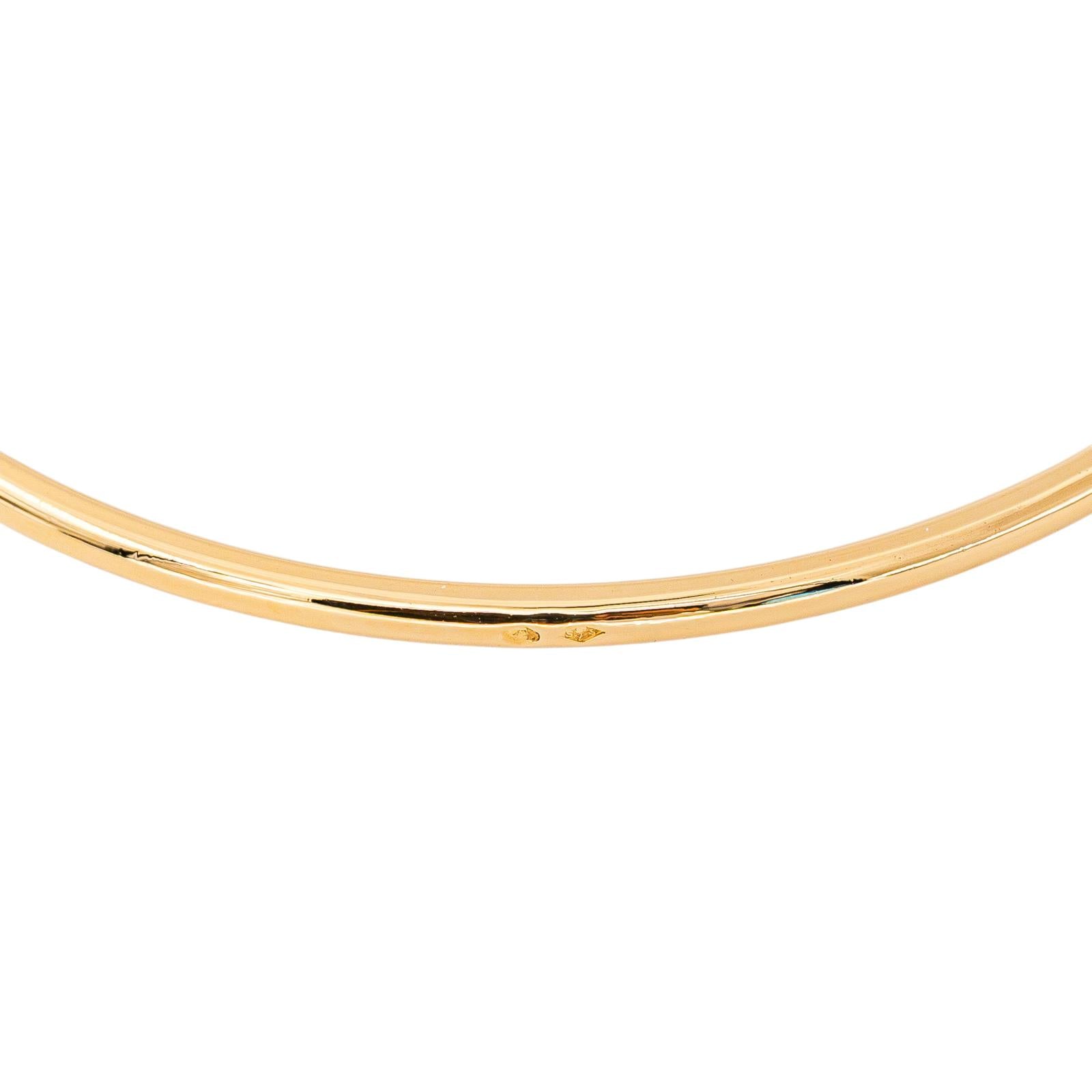 Yellow Gold Bangle Bracelet