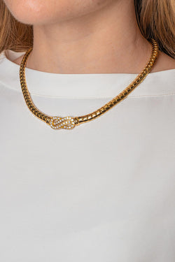 Yellow Gold Diamond Necklace