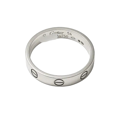 CARTIER "Love" PM Wedding Band in White Gold