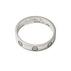 CARTIER "Love" PM Wedding Band in White Gold