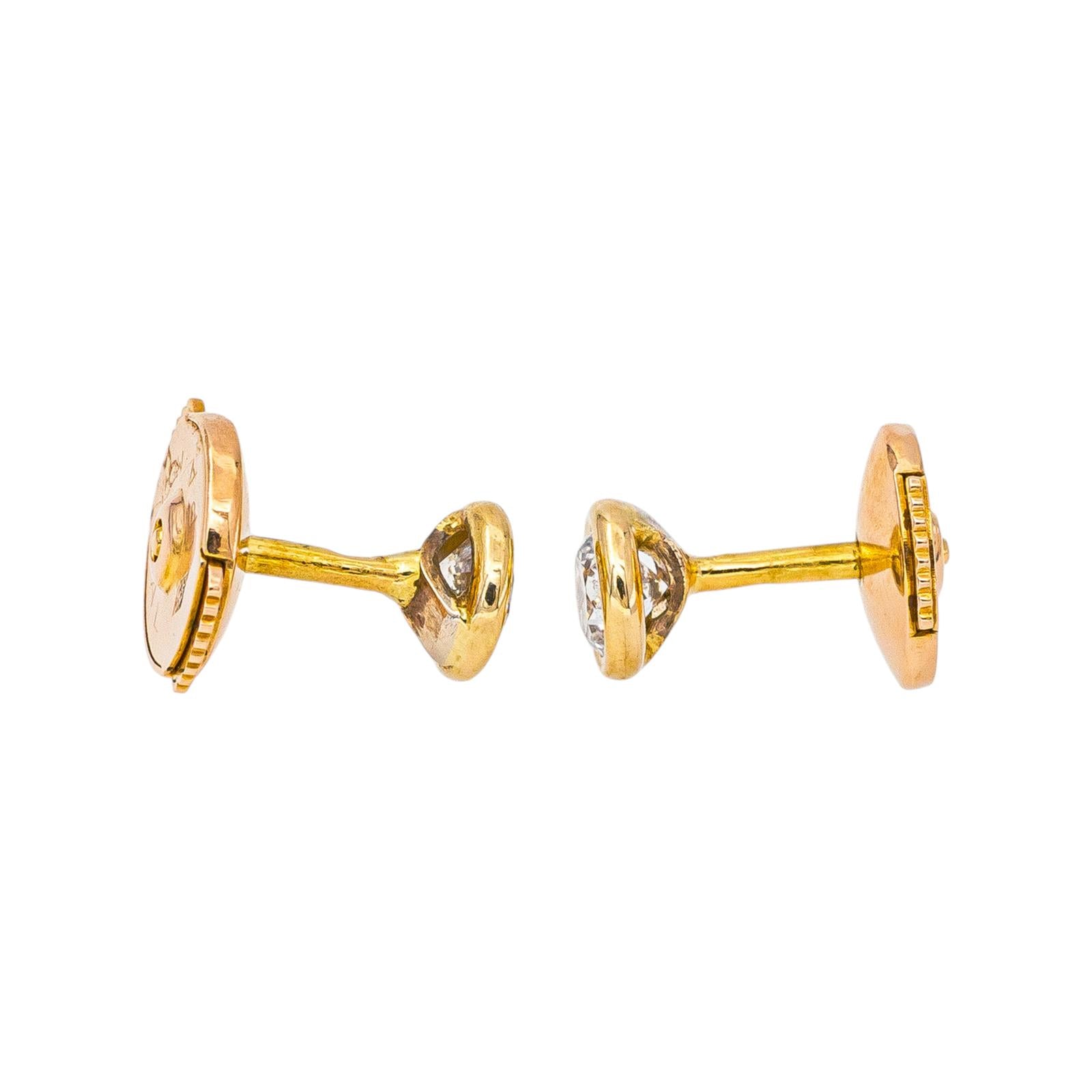 Earrings Studs Rose gold Diamond
