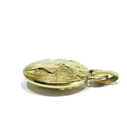 Yellow Gold Globe Pendant