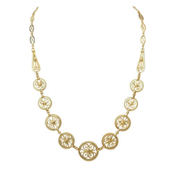 Drapery Necklace in Yellow Gold
