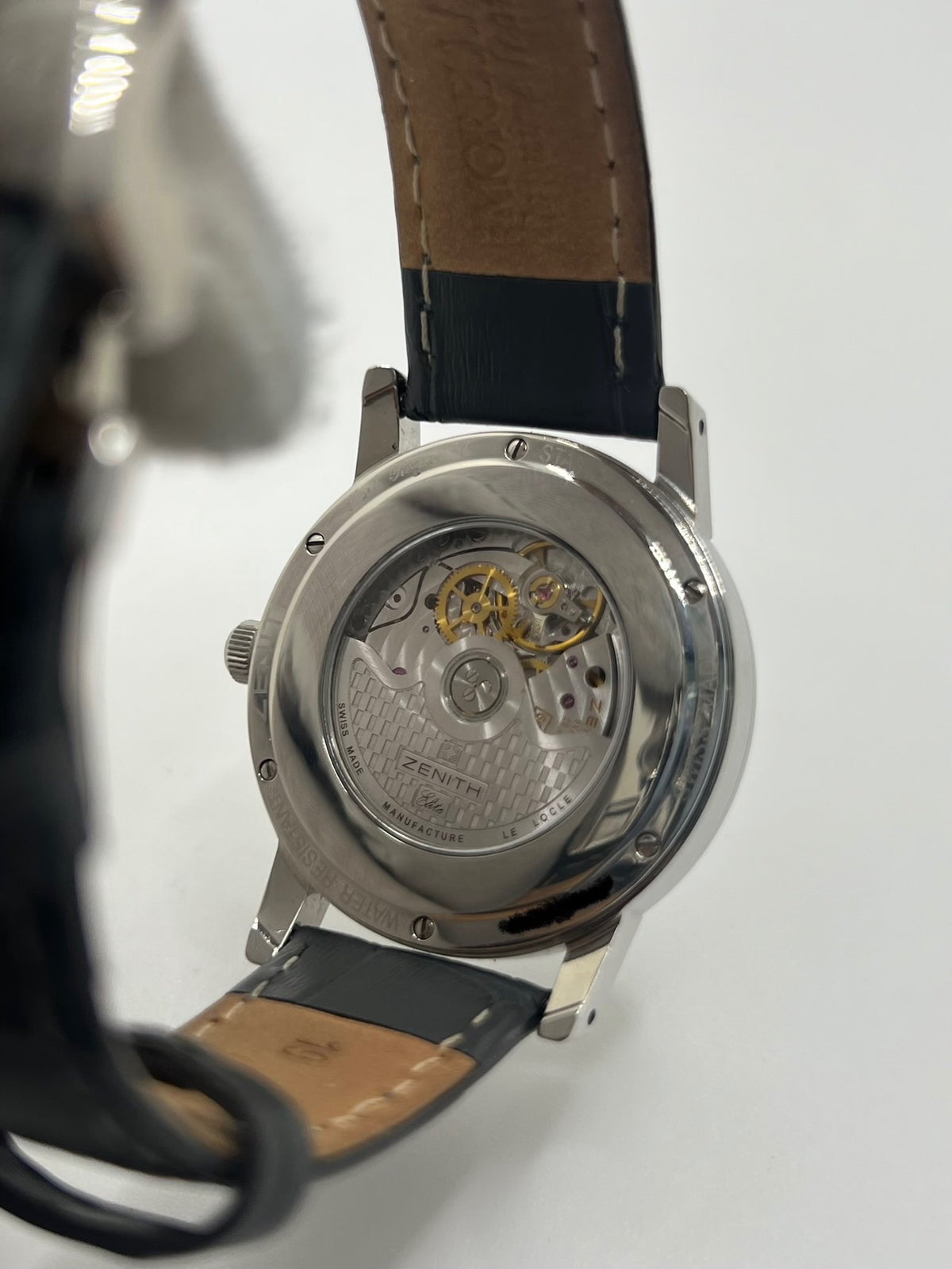 Watch ZENITH "Port Royal" in steel and leather