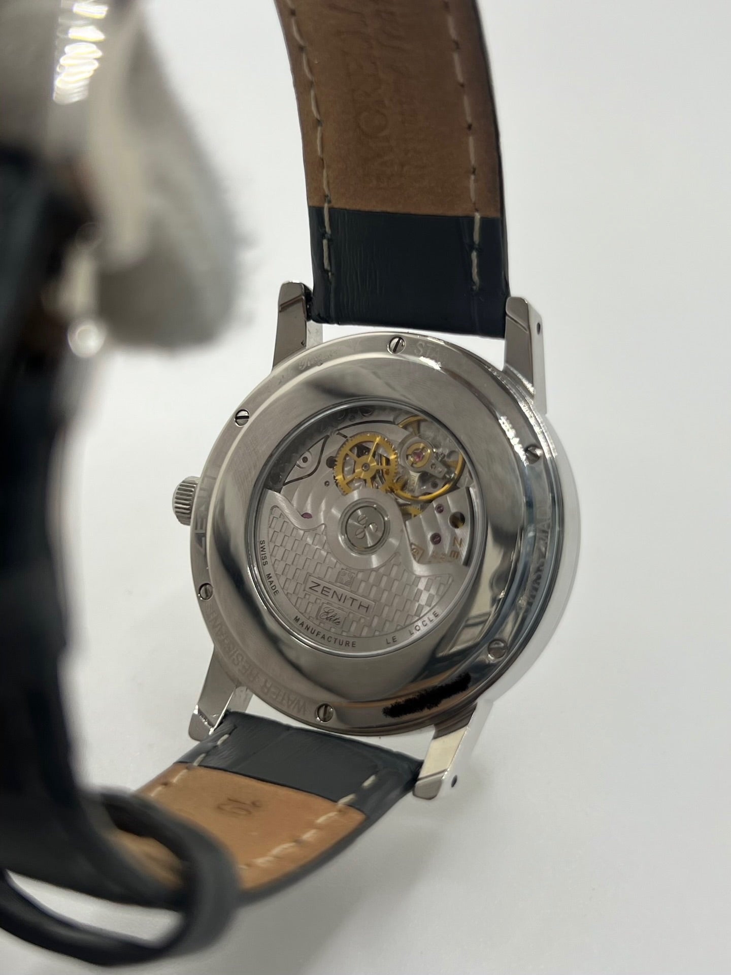 Watch ZENITH "Port Royal" in steel and leather