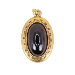 Yellow Gold and Garnet Pendant