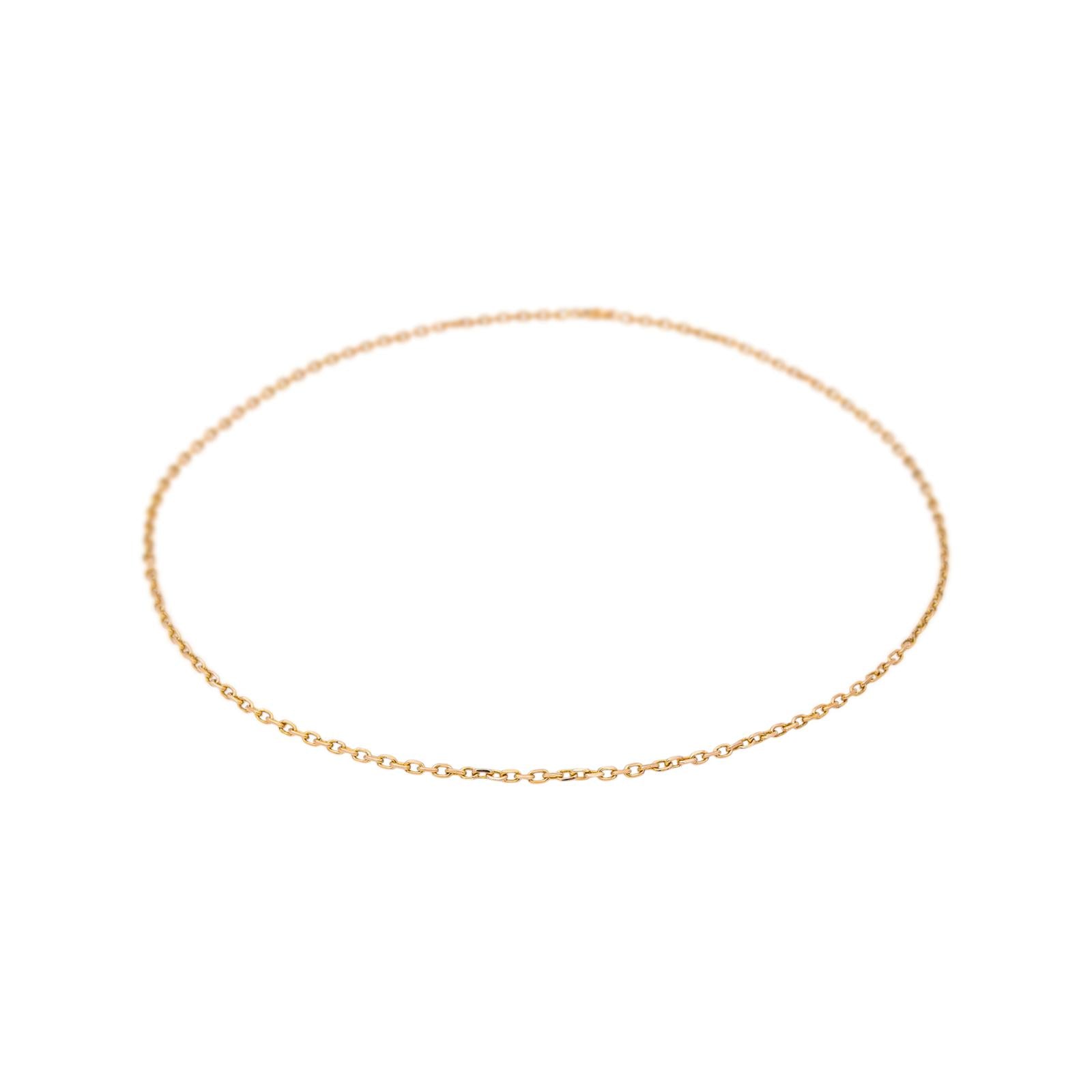 Rose gold Cable chain Necklace