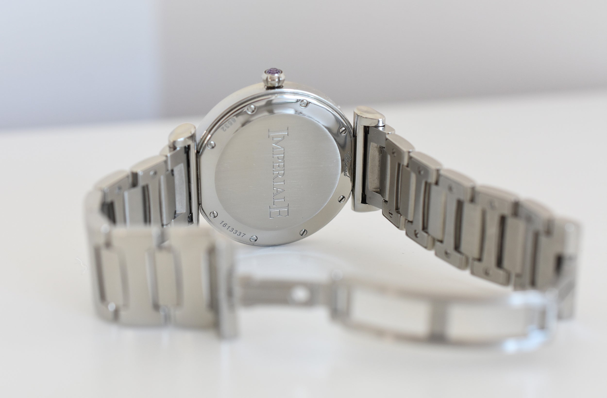 CHOPARD "Impériale" Watch in Stainless Steel, Amethyst, and Diamonds