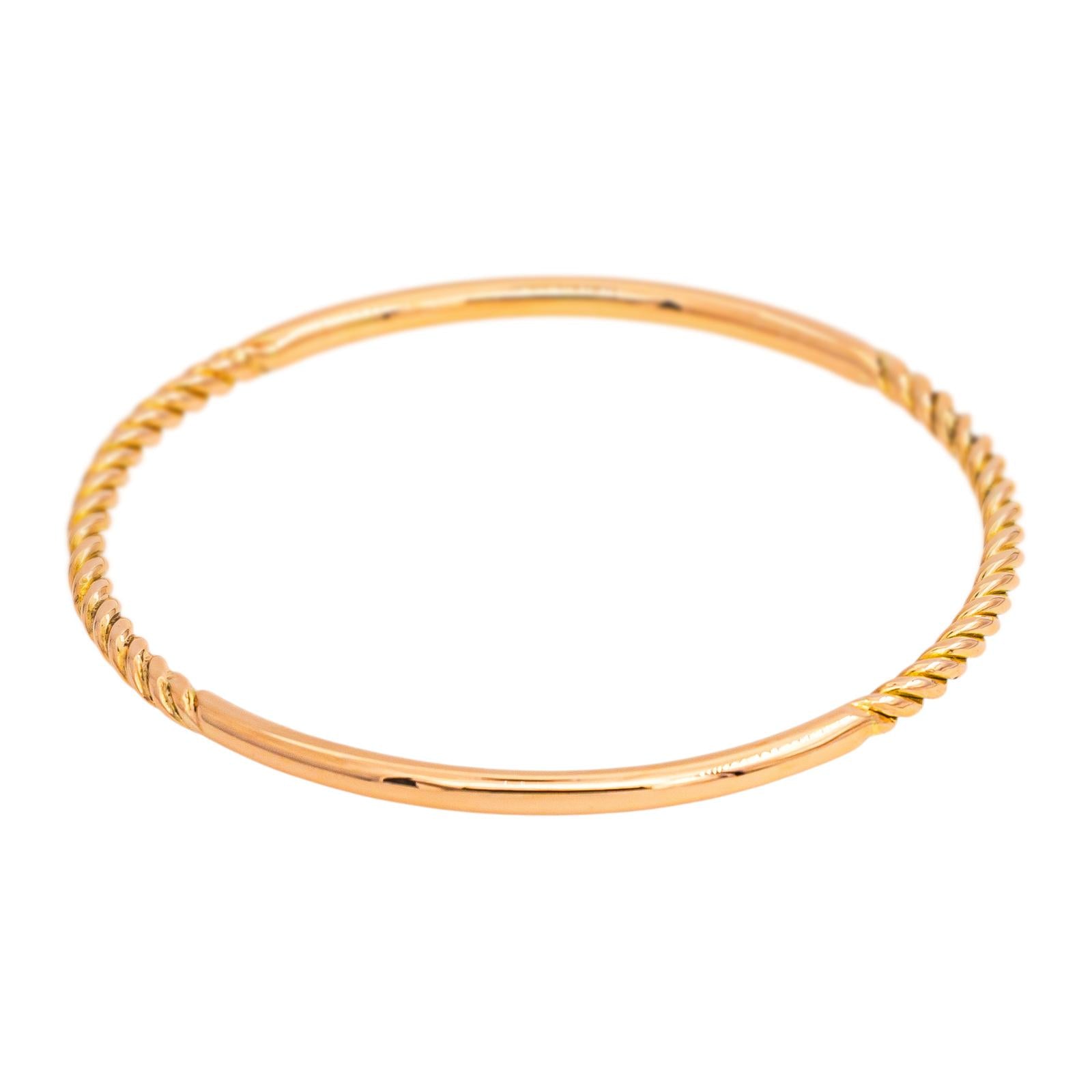 Rose Gold Bangle Bracelet