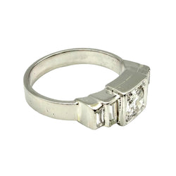 Platinum and Diamond Ring