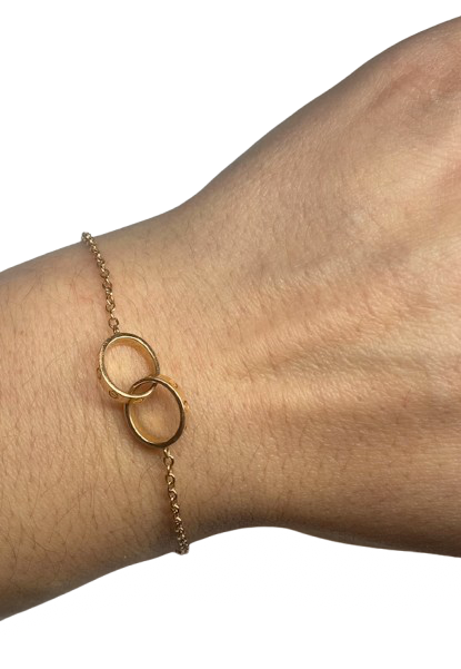 Bracelet Maille CARTIER Baby Love en or rose