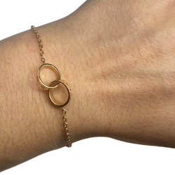 CARTIER "Baby Love" Link Bracelet in Rose gold