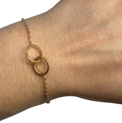 CARTIER "Baby Love" Link Bracelet in Rose gold