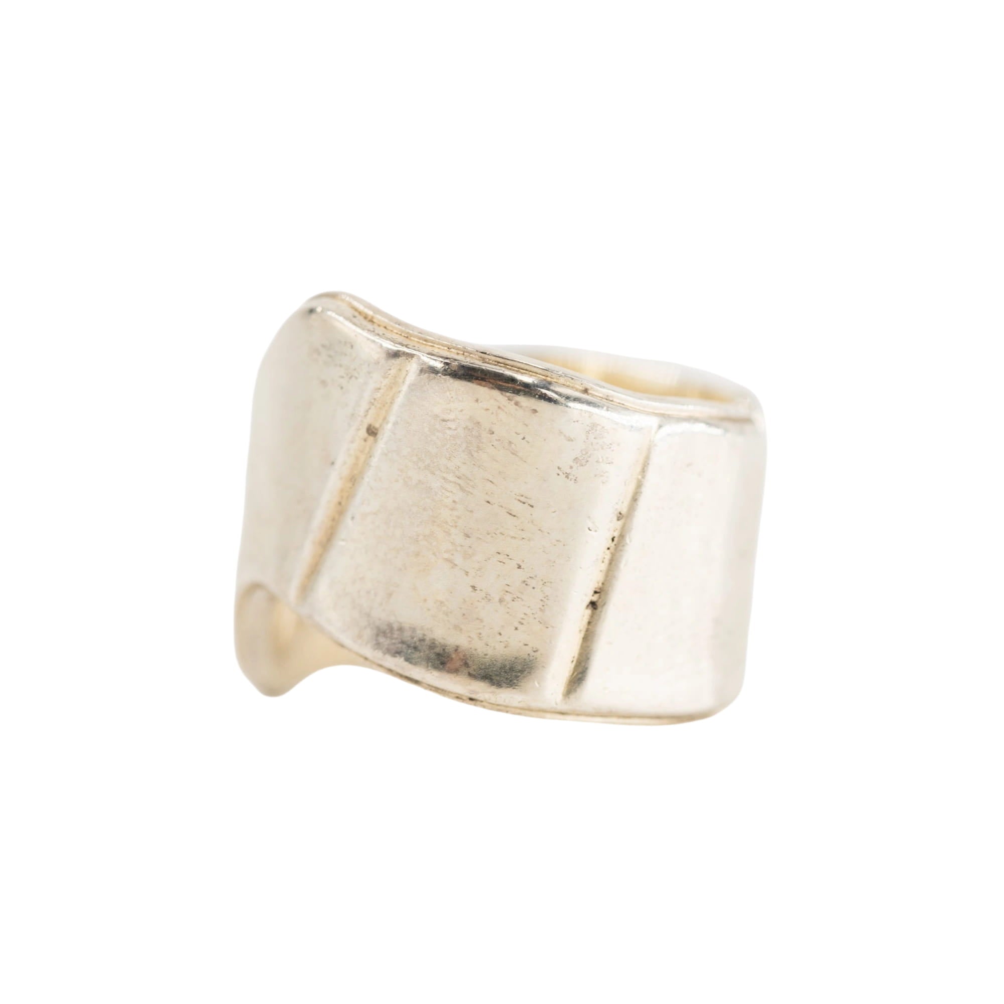 HERMÈS "Niloticus Éclat" Silver Ring