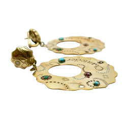 CHANTECLER Drop Earrings in Yellow Gold