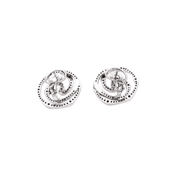 Earrings Giovanni Ferraris, white gold, diamonds and rubies.