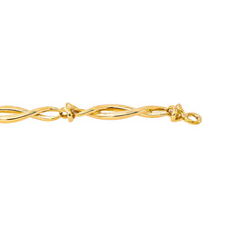 Yellow gold necklace