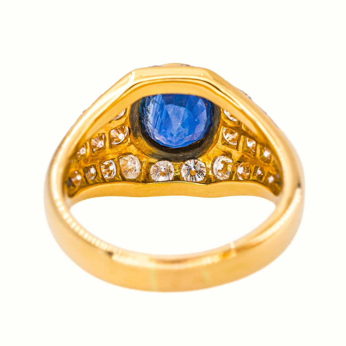 Yellow Gold Sapphire Ring
