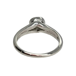BULGARI "Incontro D'Amore" Solitaire Ring in platinum and diamonds