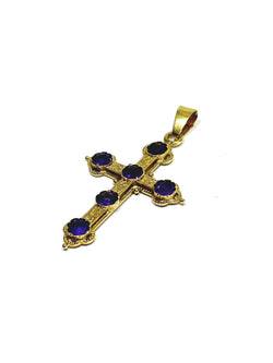 Gold and Amethyst Cross