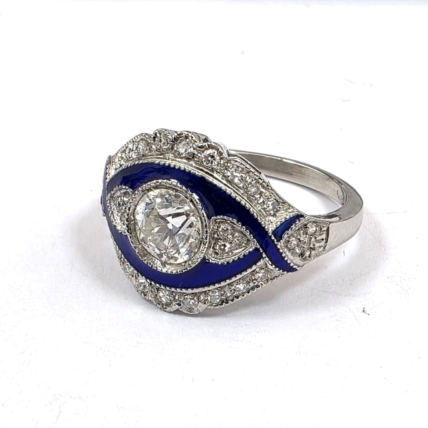 White Gold and Diamond Ring