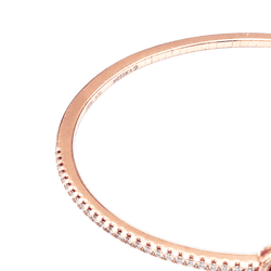 MESSIKA "My Twin Pave" PM Bangle in rose gold and diamonds
