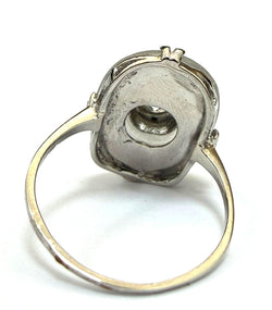 Platinum and Diamond Solitaire Ring