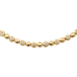 Yellow Gold Diamond Necklace