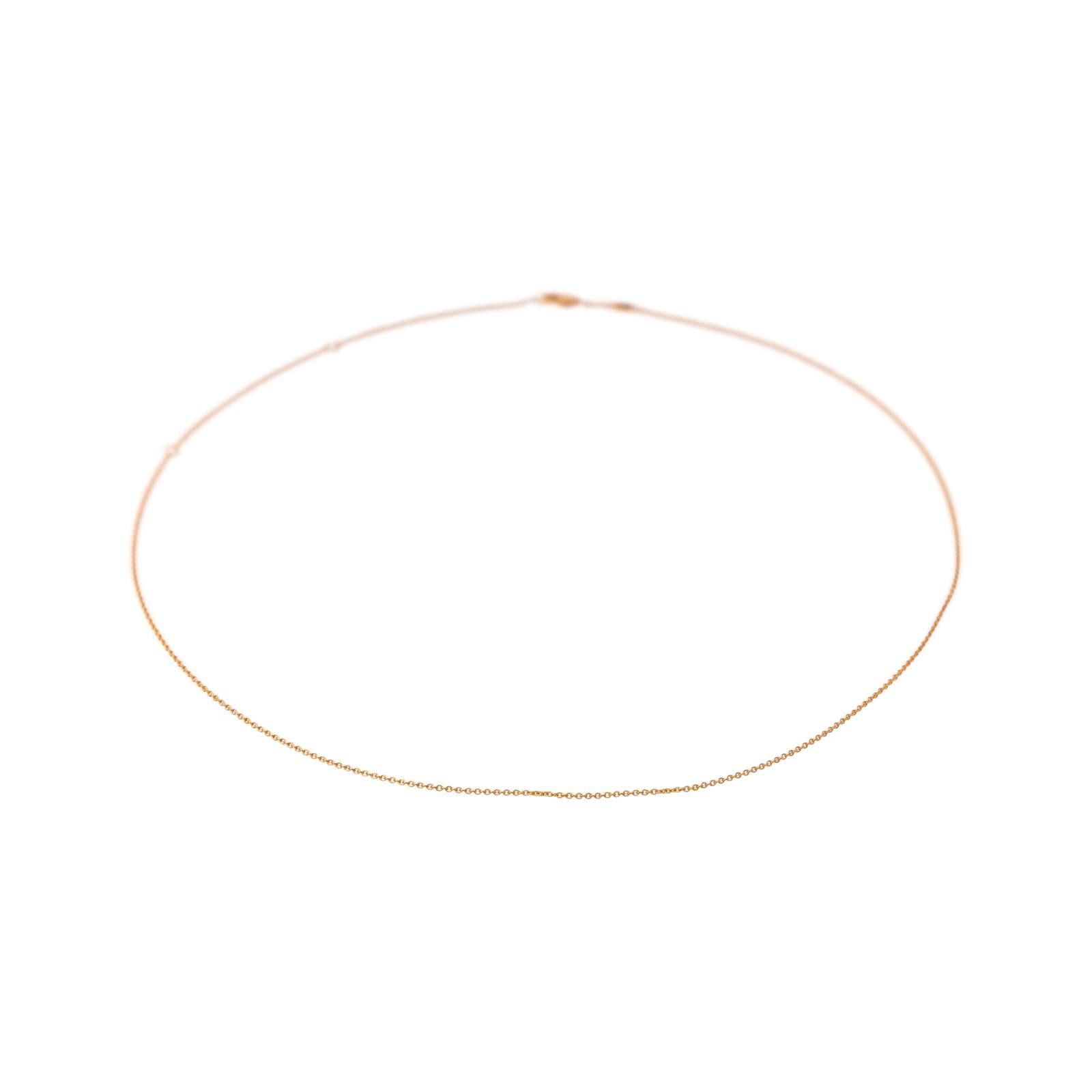 Dinh Van Forçat Link Necklace Rose gold