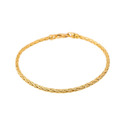 Bracelet Maille Palmier Or jaune