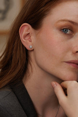 White gold Diamond Earrings