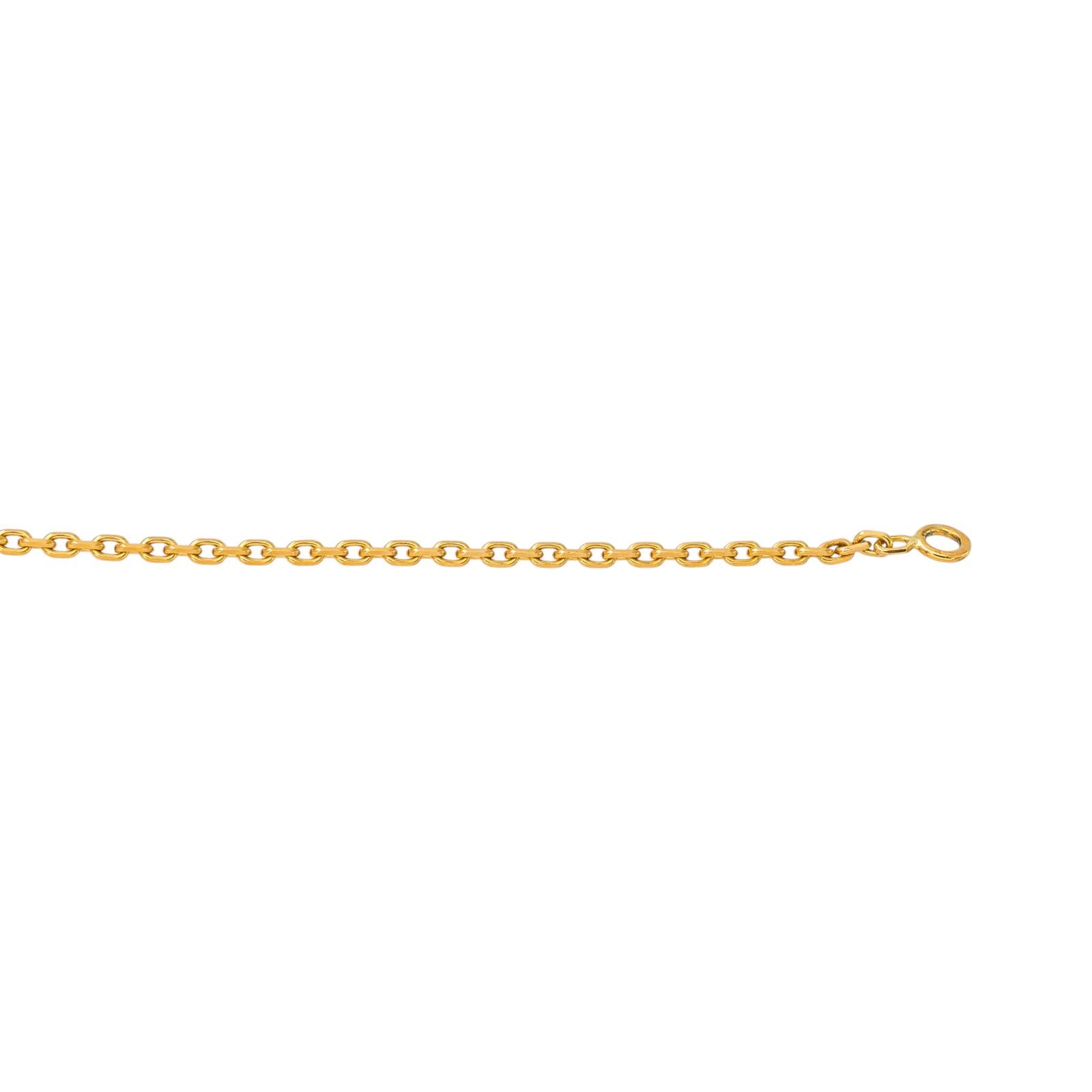 Yellow Gold Forçat Link Necklace