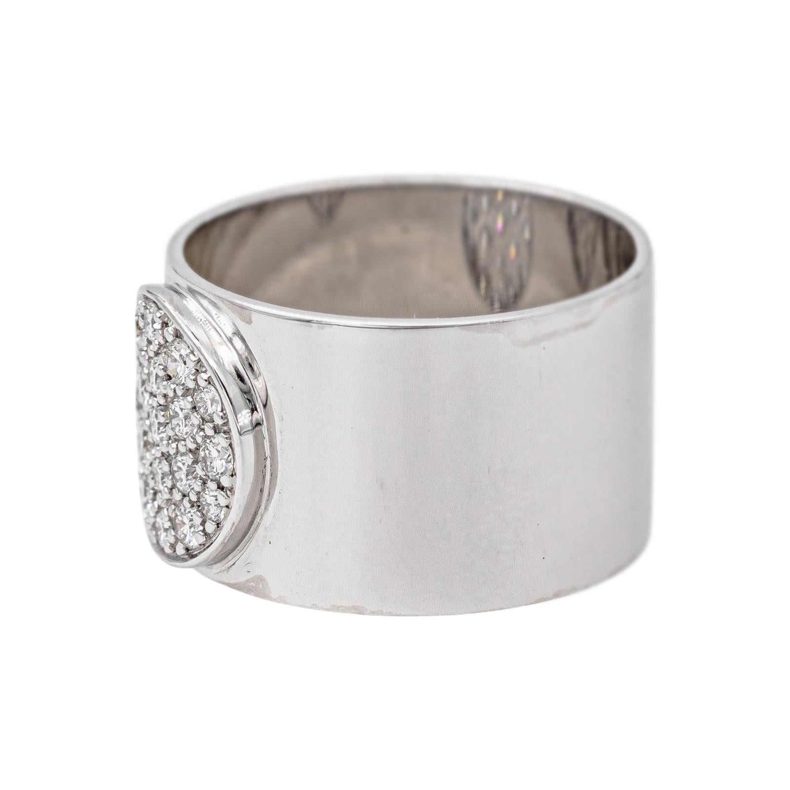 Dinh Van Bague Anthéa Or blanc Diamant