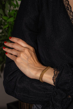 Bracelet Maille américaine Or jaune