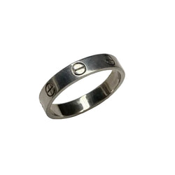 CARTIER "Love" PM Wedding Band in White Gold