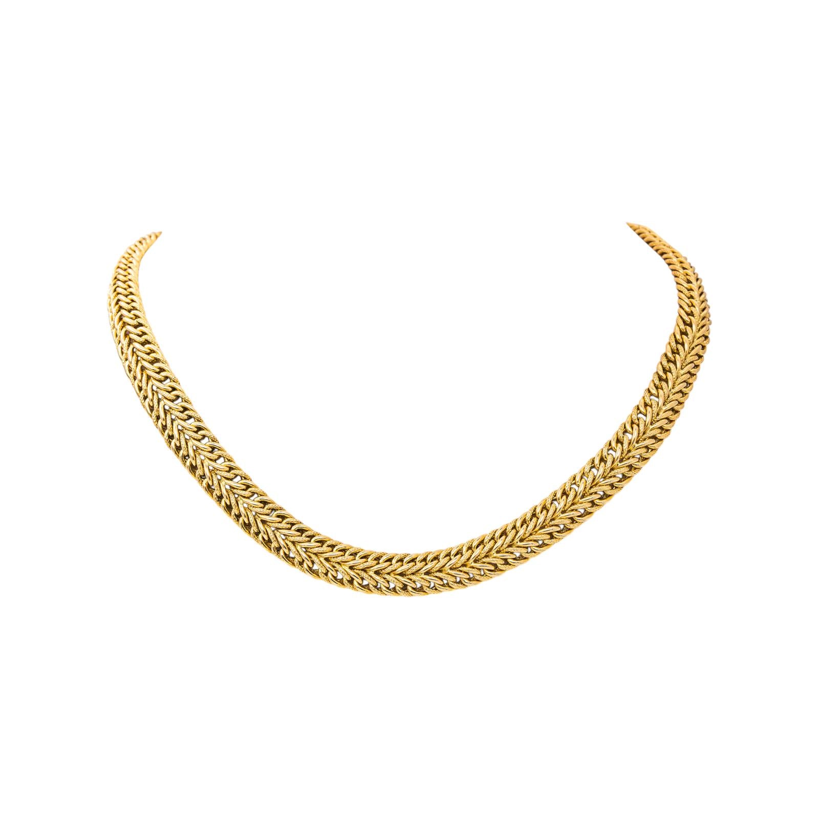 Yellow Gold Link Necklace